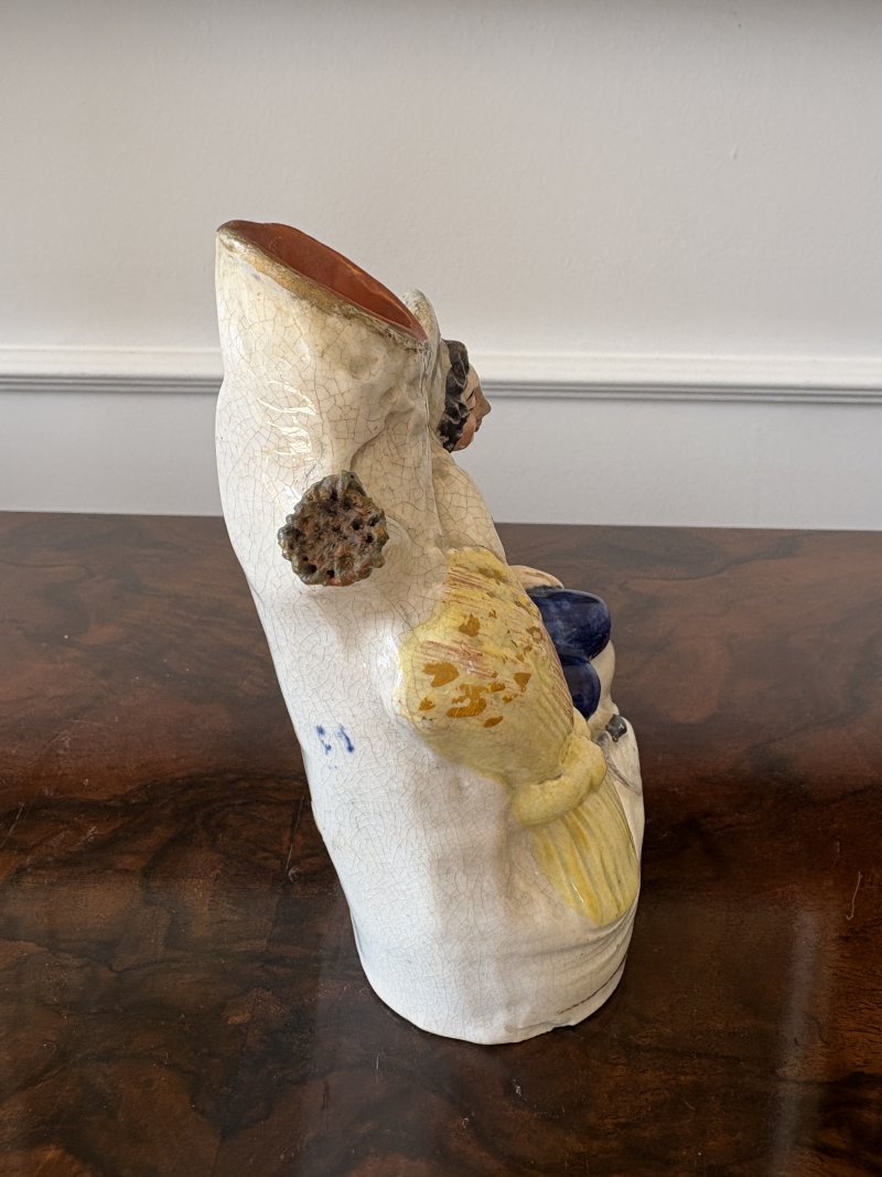 Antique Victorian Staffordshire Flatback Figure - Image 6